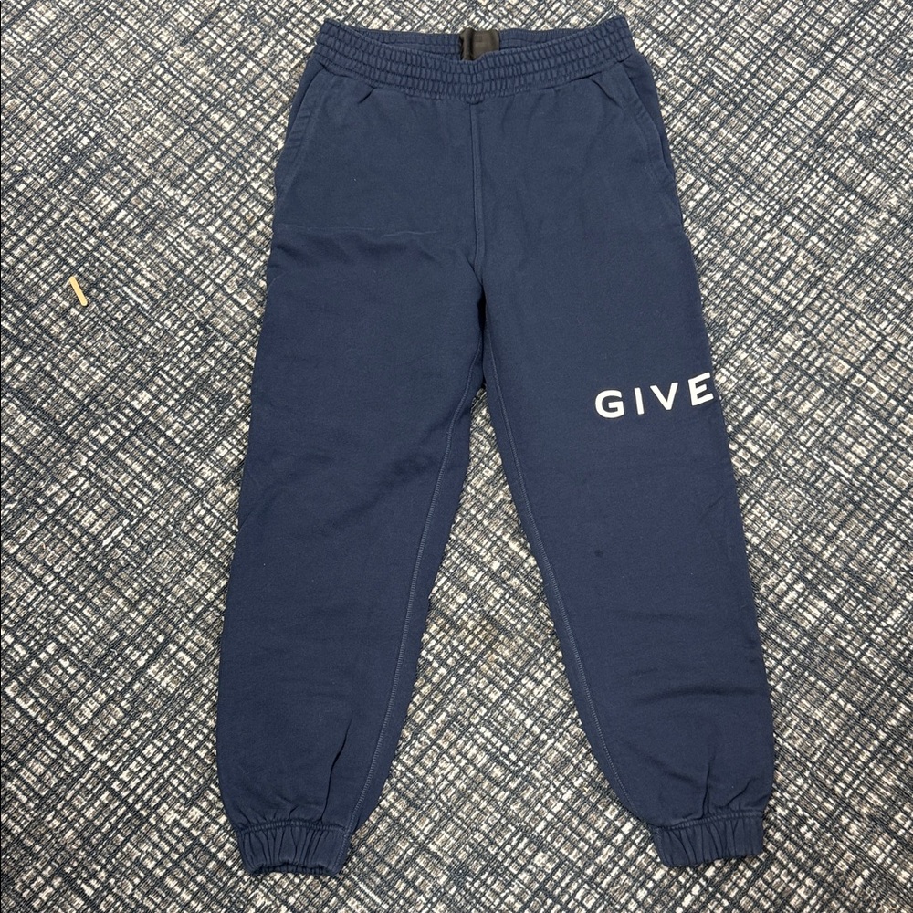 Givenchy Dark Blue Sweatpants size medium